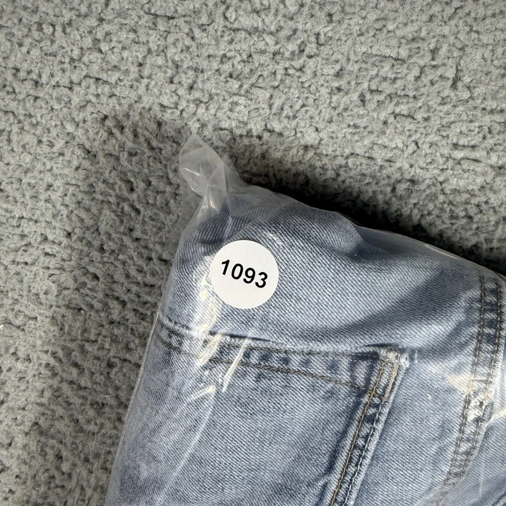 Banana Republic Indigo Straight‎ Jeans Mens 33x34 Light Wash Blue Cotton